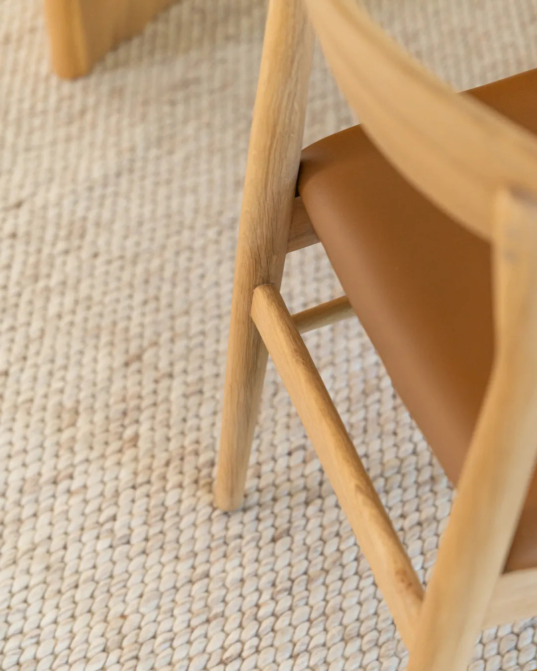 Henri Dining Chair - Oak / Tan Leather