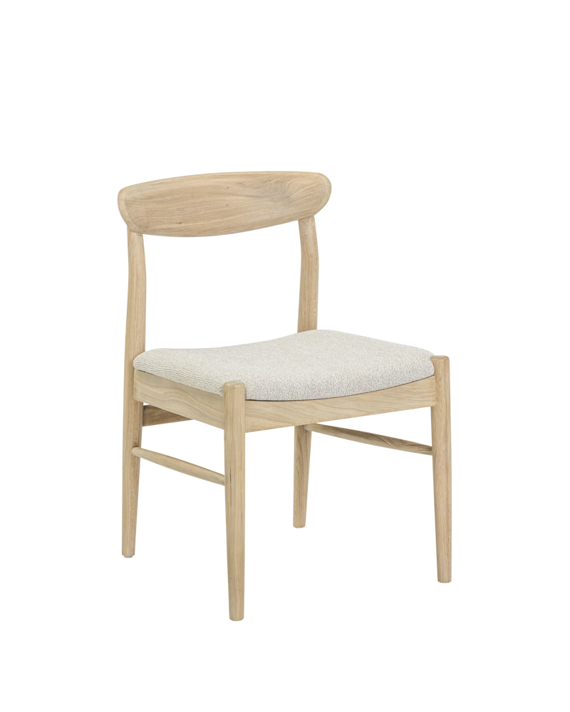 Henri Dining Chair - Oak / Tate Biscotti