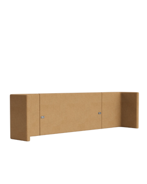 Hiatus King Bed Head - Fossil Fawn