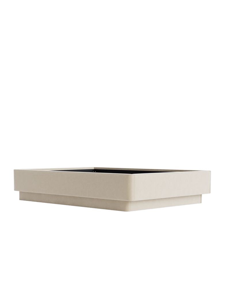 Hiatus Queen Bed Base - Eden Ecru