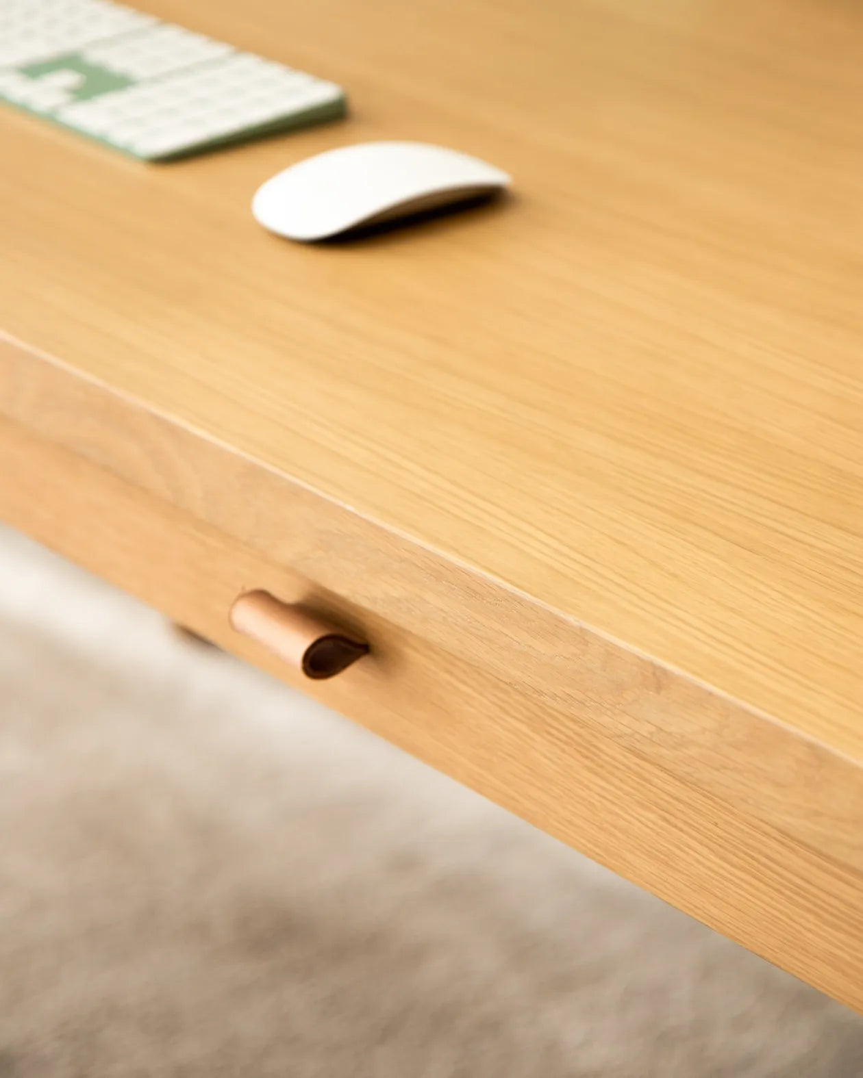 Hoop Office Desk - Oak