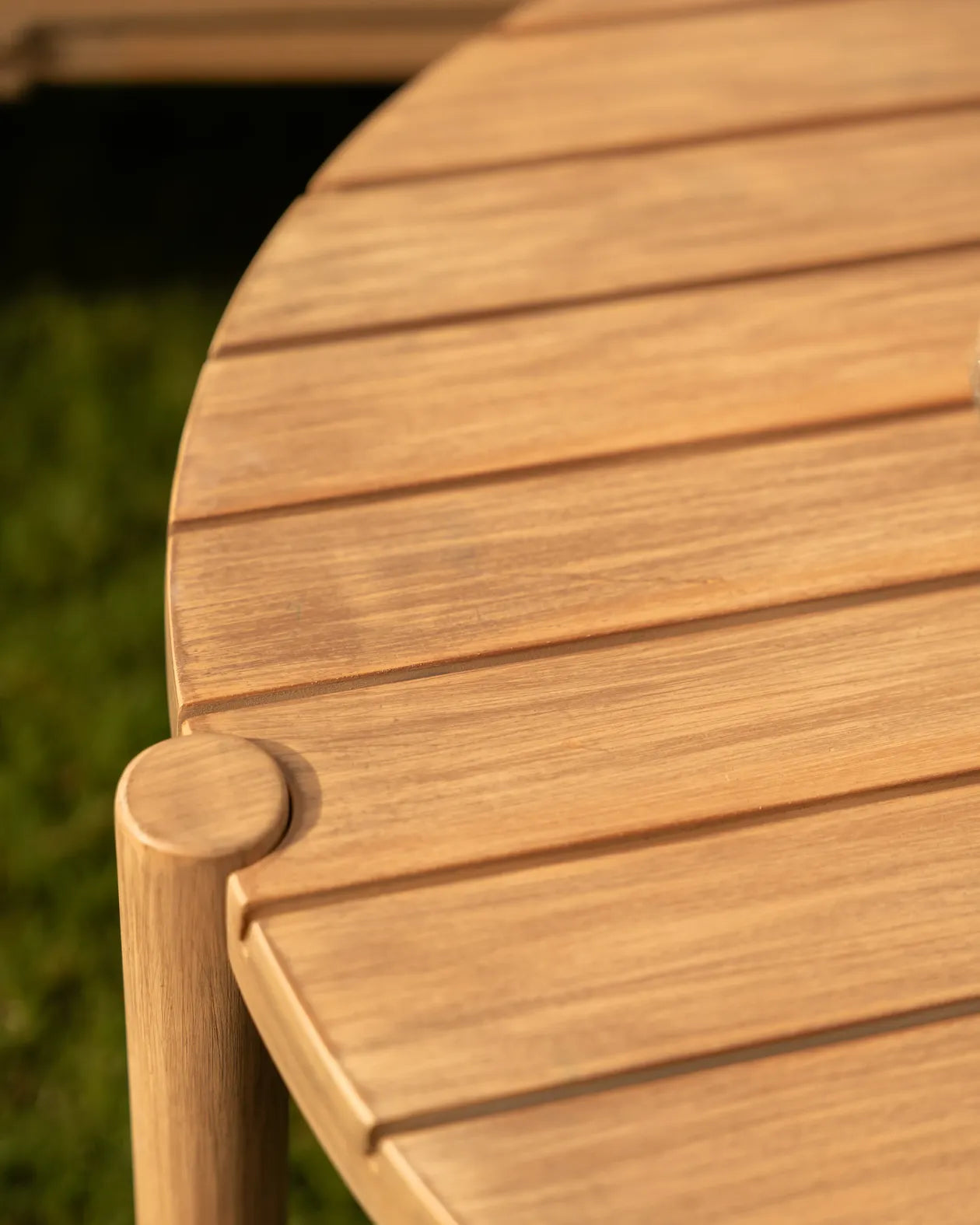 Indra Outdoor Side Table - Light Acacia