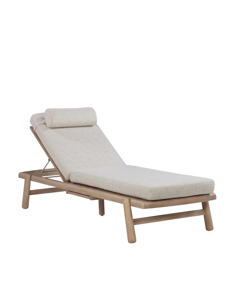 Indra Outdoor Sun Lounge - Oyster Grey