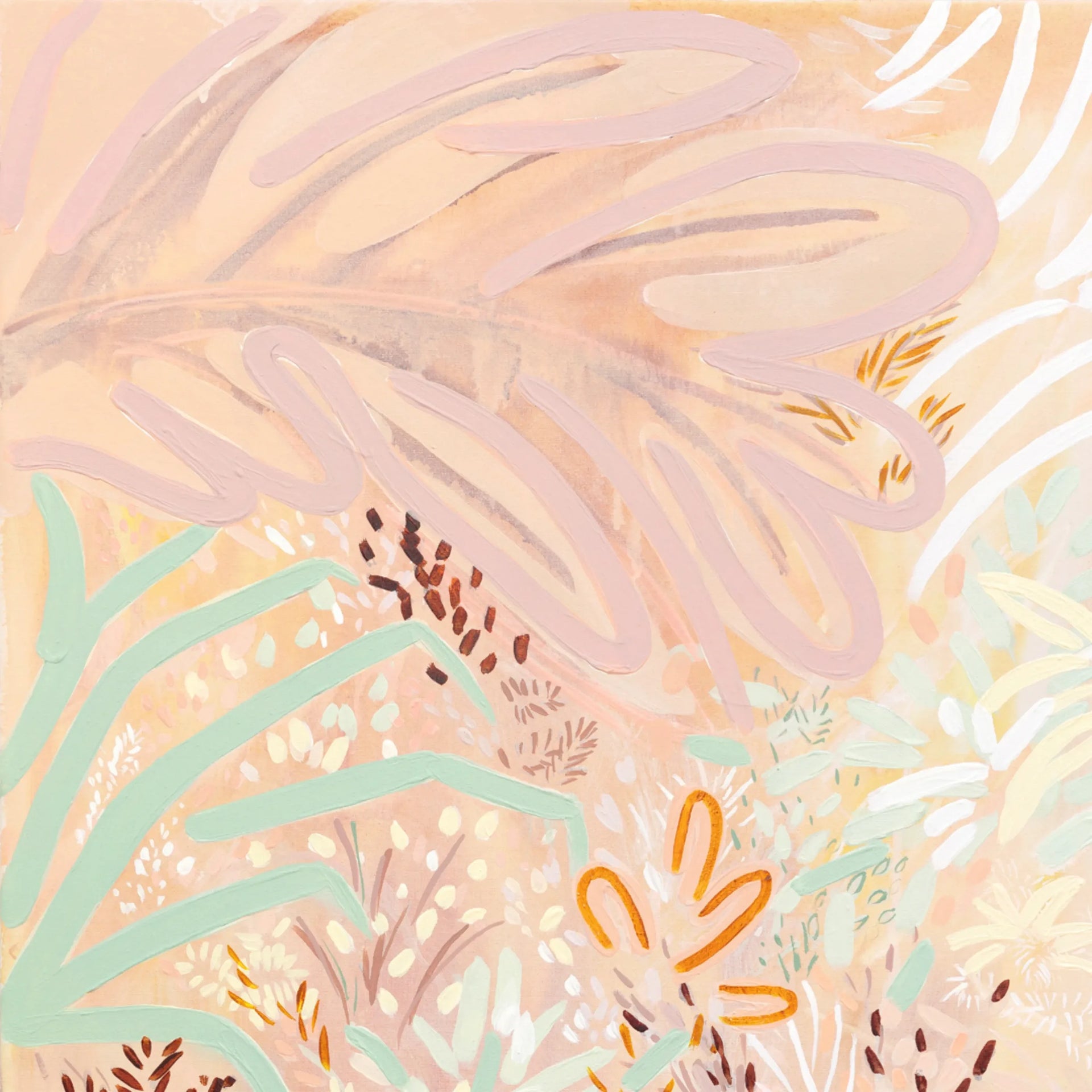 Held Canvas Print 100cm x 100cm