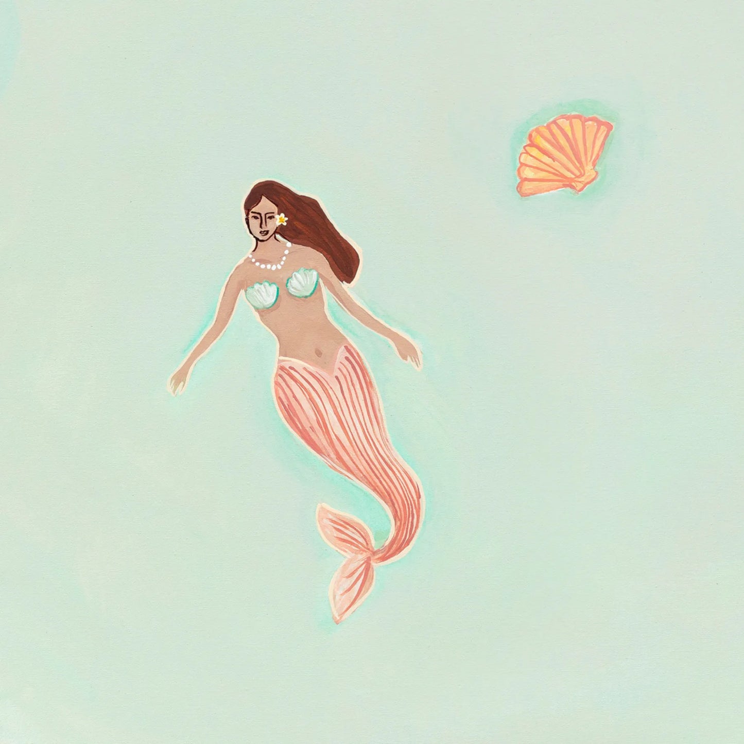 I Dreamed We Were Mermaids Canvas Print 60cm x 72cm