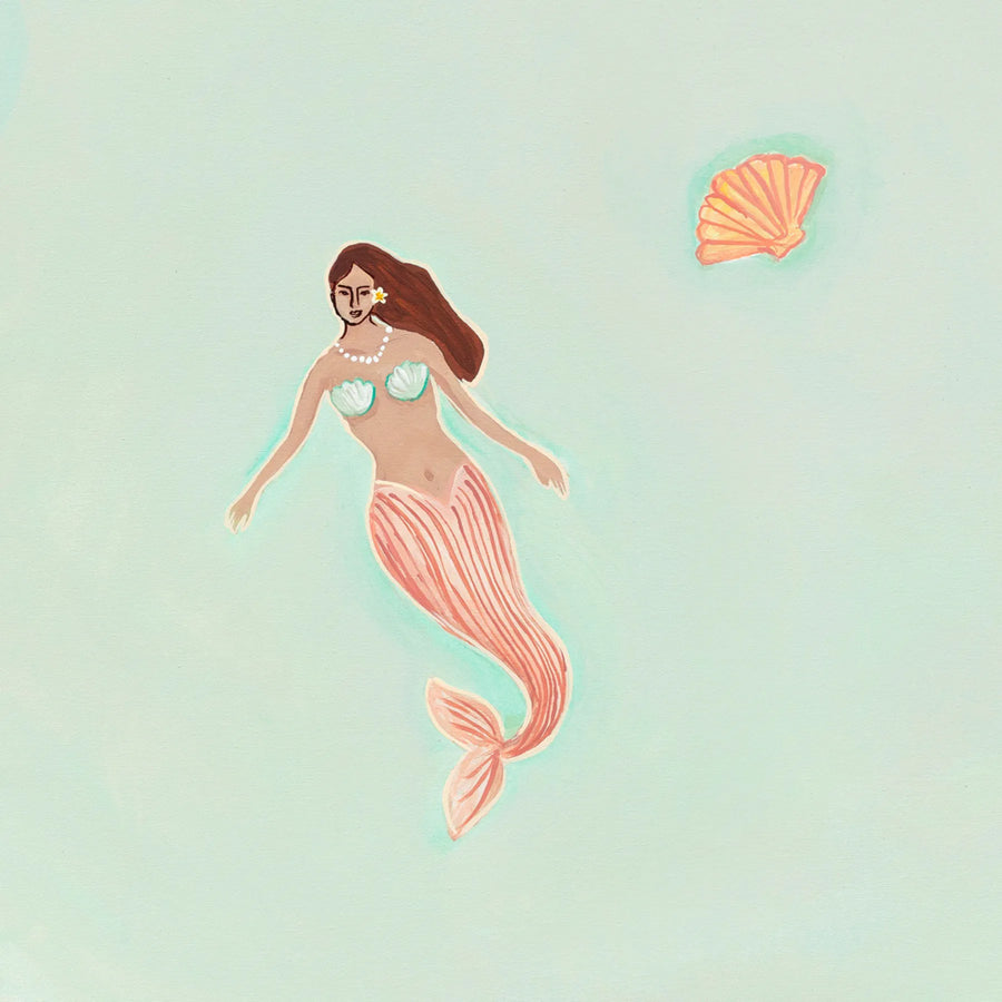 I Dreamed We Were Mermaids Canvas Print 60cm x 72cm