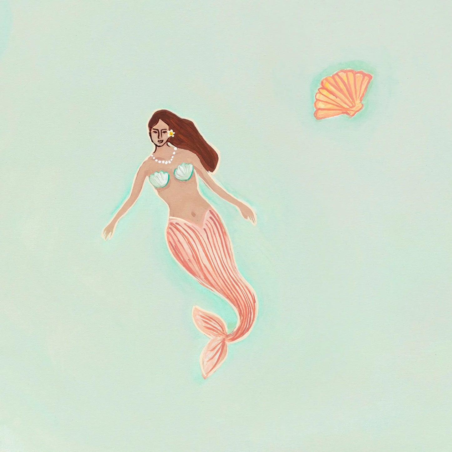 I Dreamed We Were Mermaids Canvas Print 100cm x 120cm