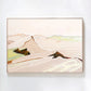 Tread Gently Canvas Print 100cm x 70cm White Frame