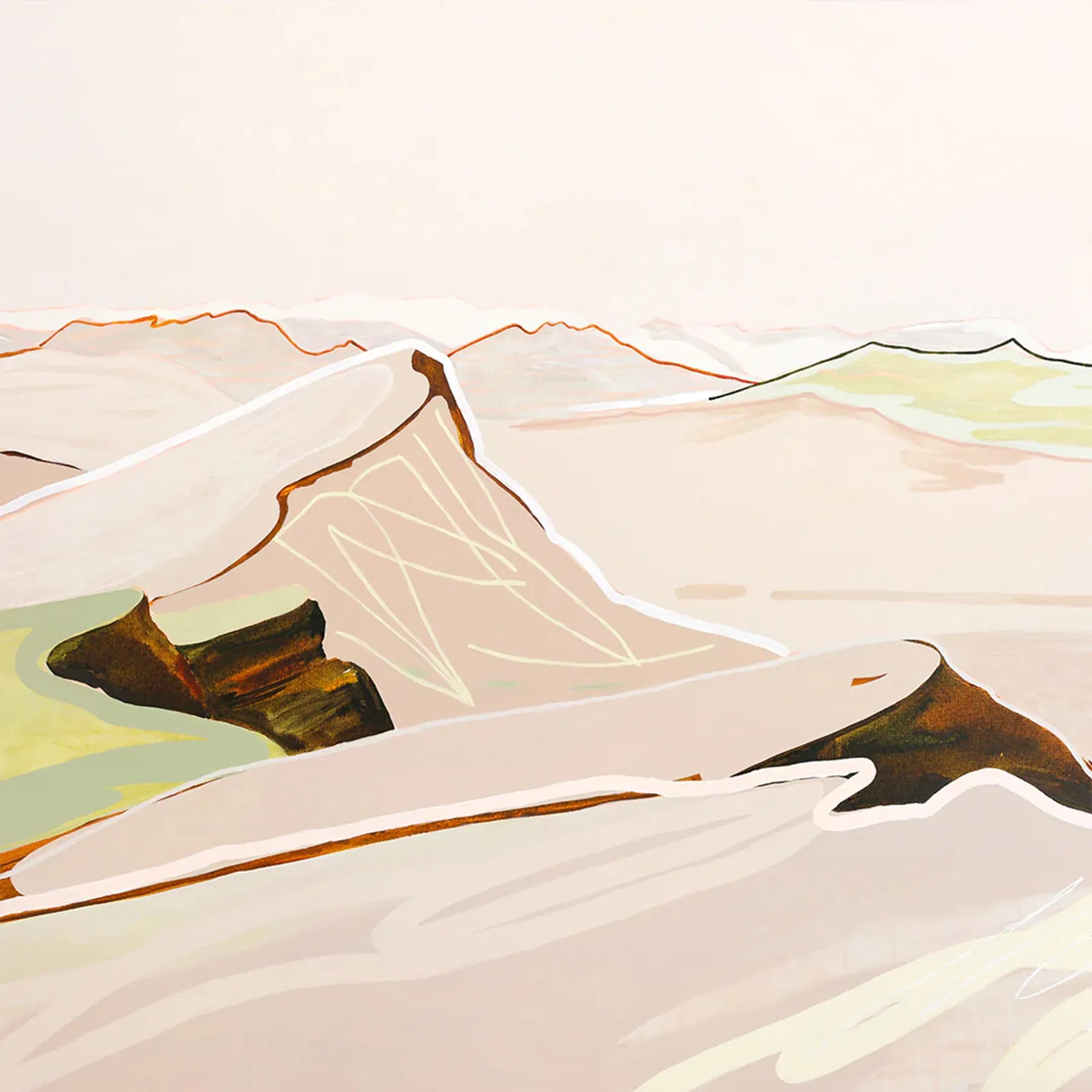 Tread Gently Canvas Print 120cm x 84cm