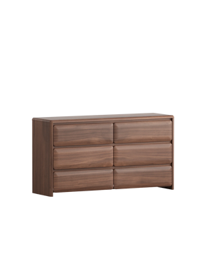 Juno 6 Drawer Chest - Walnut