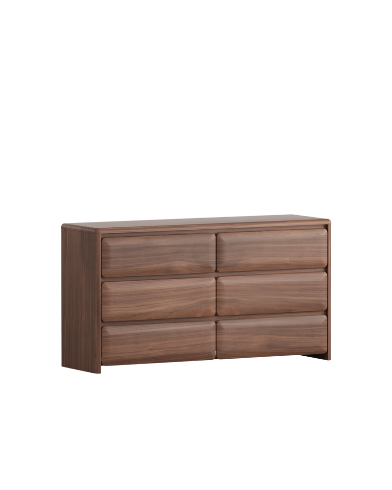 Juno 6 Drawer Chest - Walnut