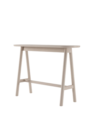 Curbus Oval Console - White Ash