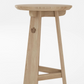 East Round Counter Stool - Oak
