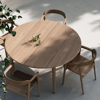 Grasshopper Outdoor Round Dining table 150cm - Teak