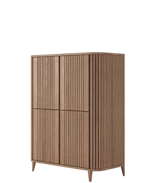 Koppar Cupboard W 4 Dr Teak