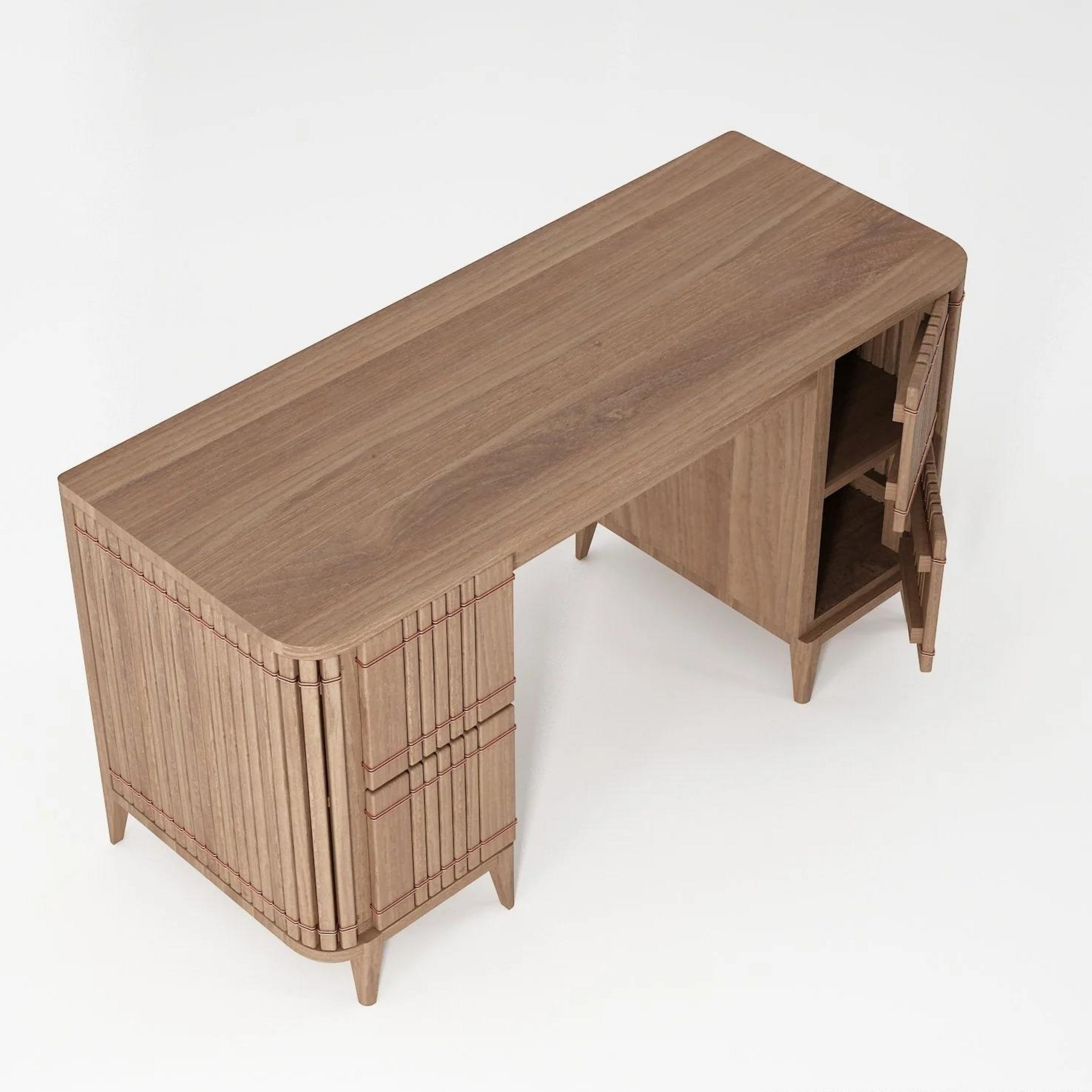 Koppar Desk - Teak