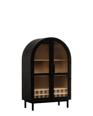 Vault Bar Cabinet - Frosted Glass