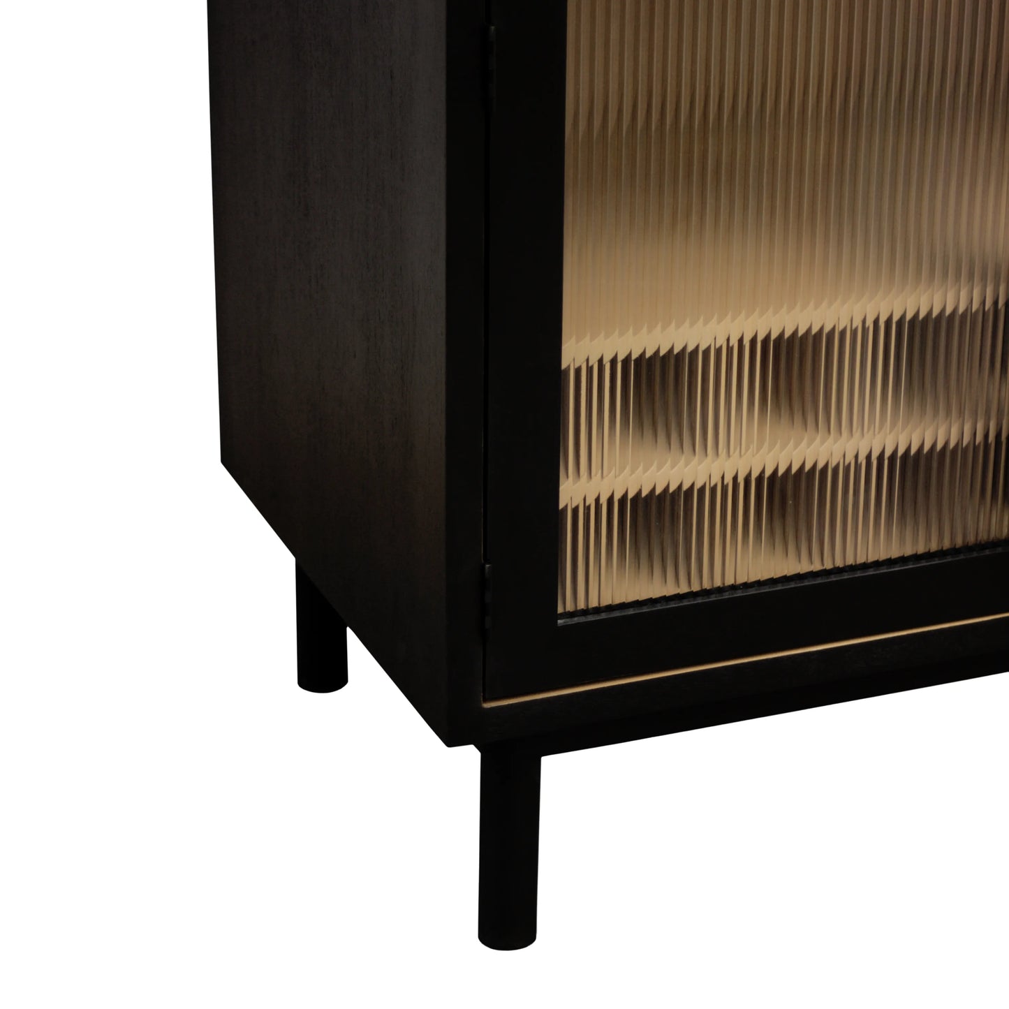 Vault Bar Cabinet - Frosted Glass