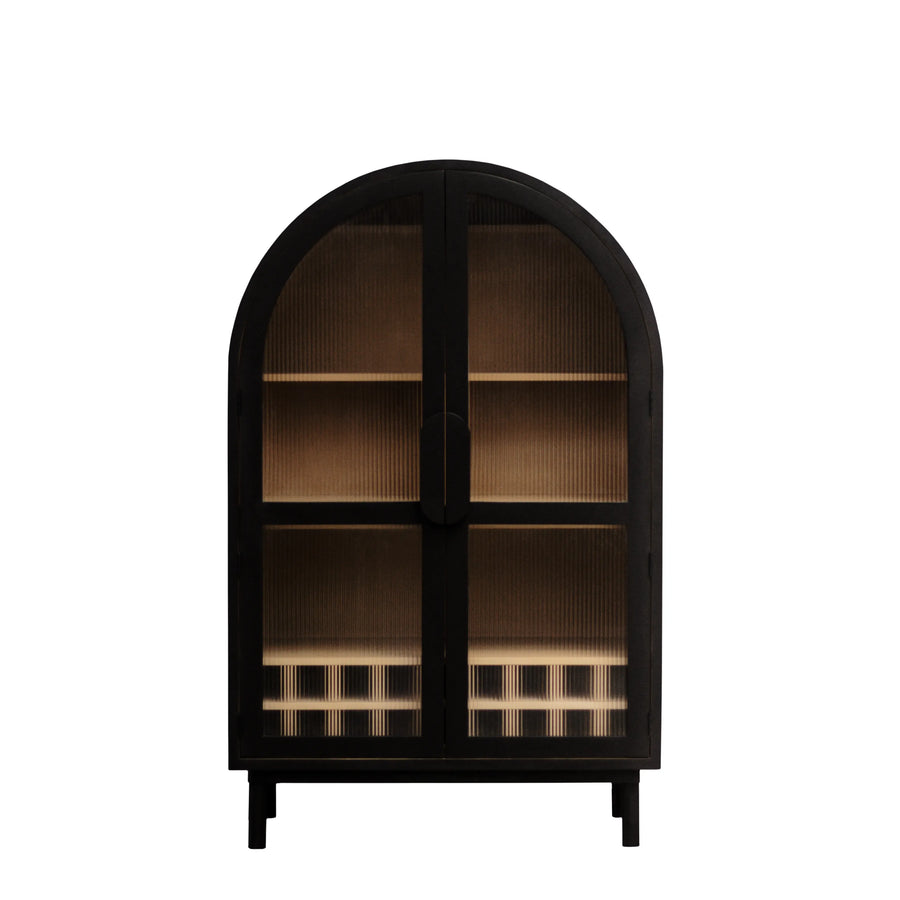 Vault Bar Cabinet - Frosted Glass