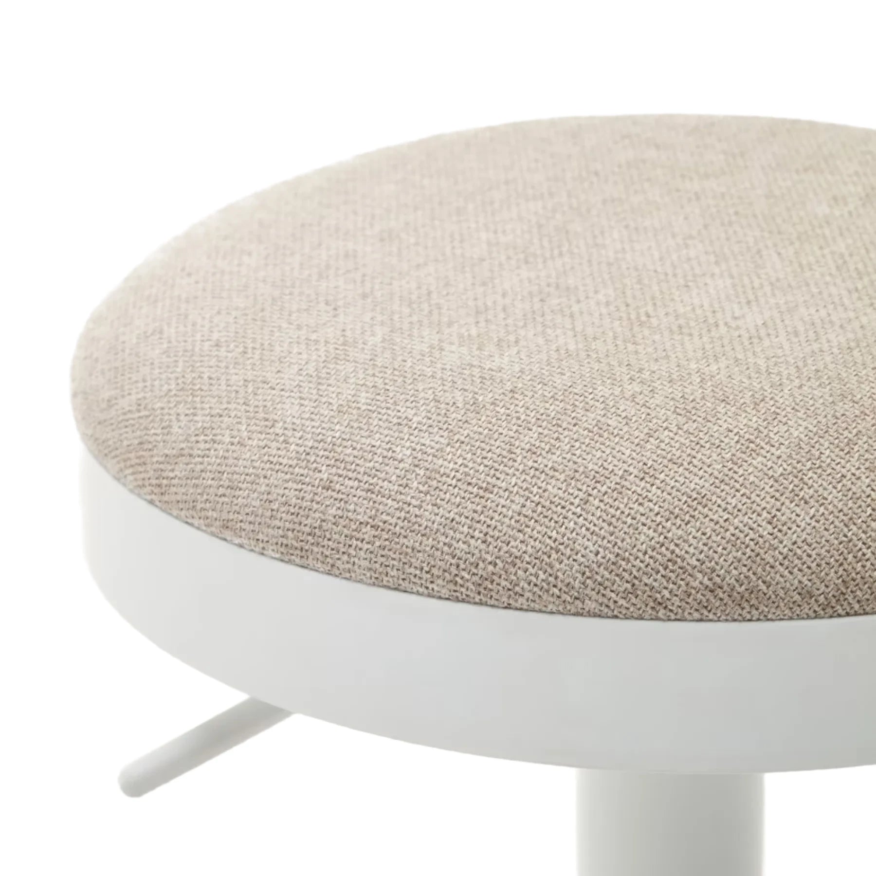 Zaib Bar Stool - Beige / White