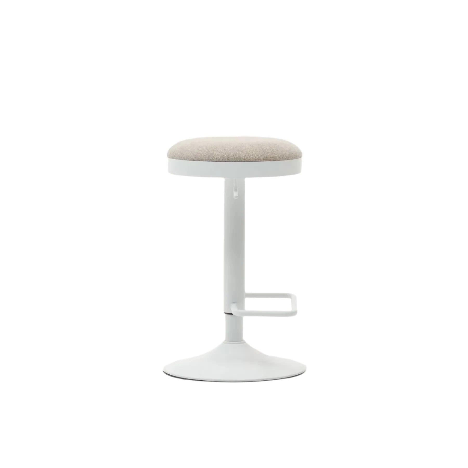 Zaib Bar Stool - Beige / White