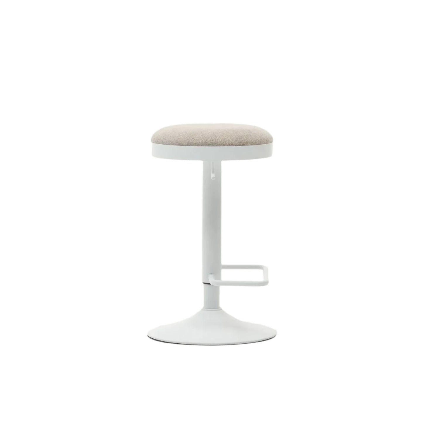 Zaib Bar Stool - Beige / White