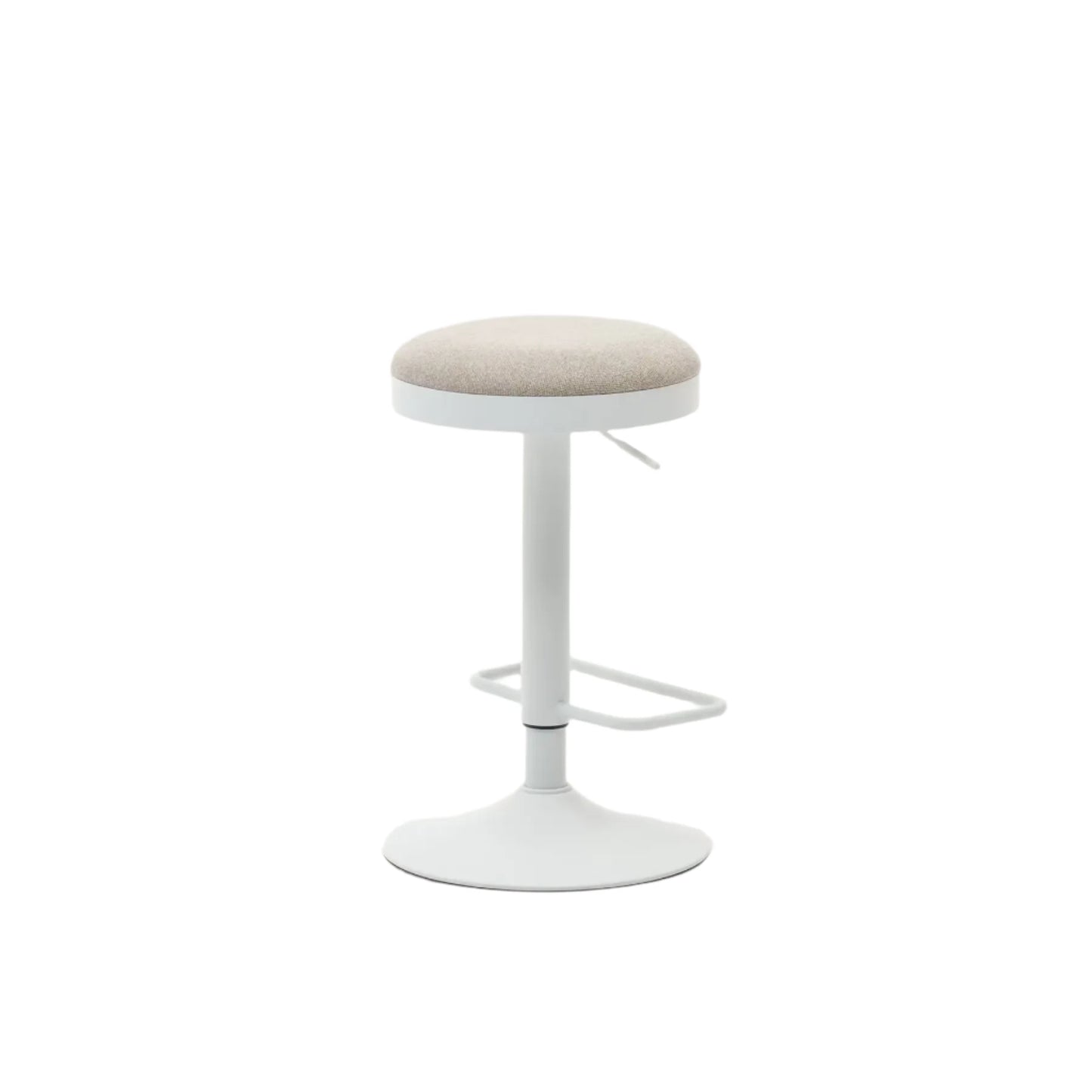 Zaib Bar Stool - Beige / White