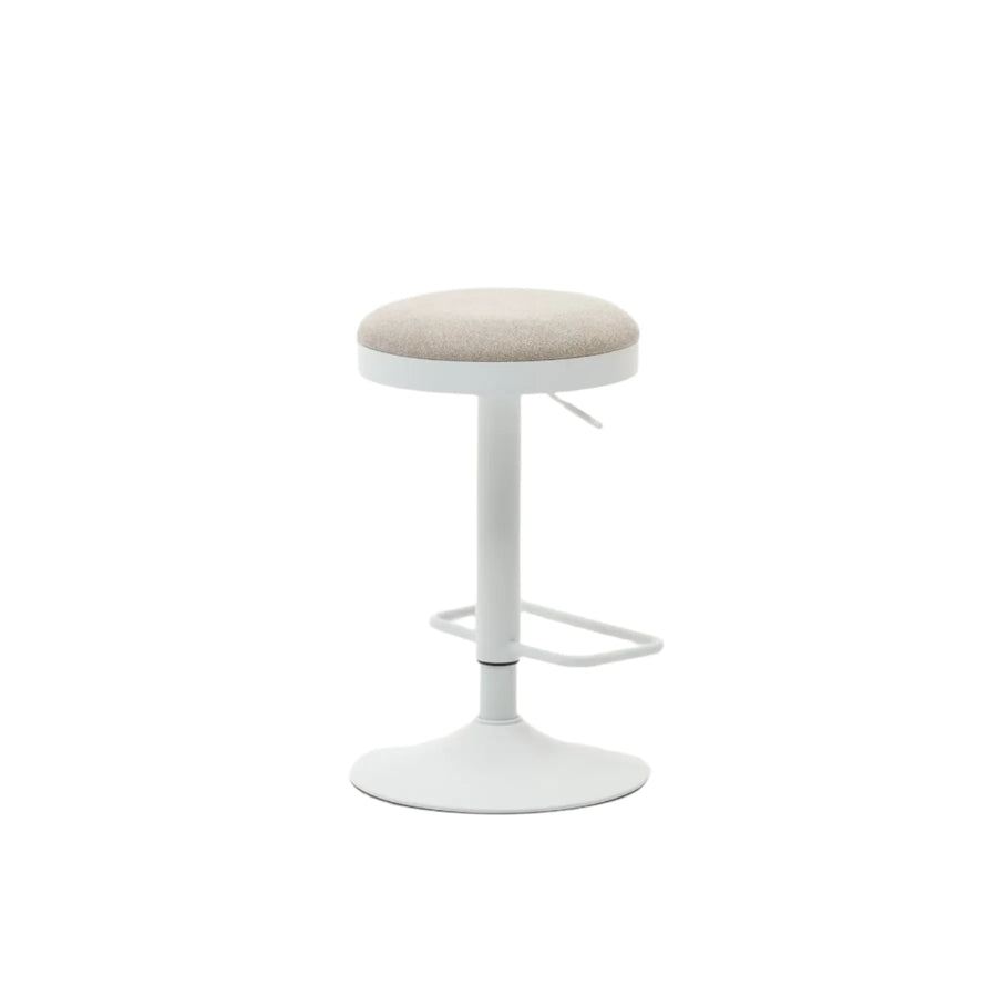 Zaib Bar Stool - Beige / White