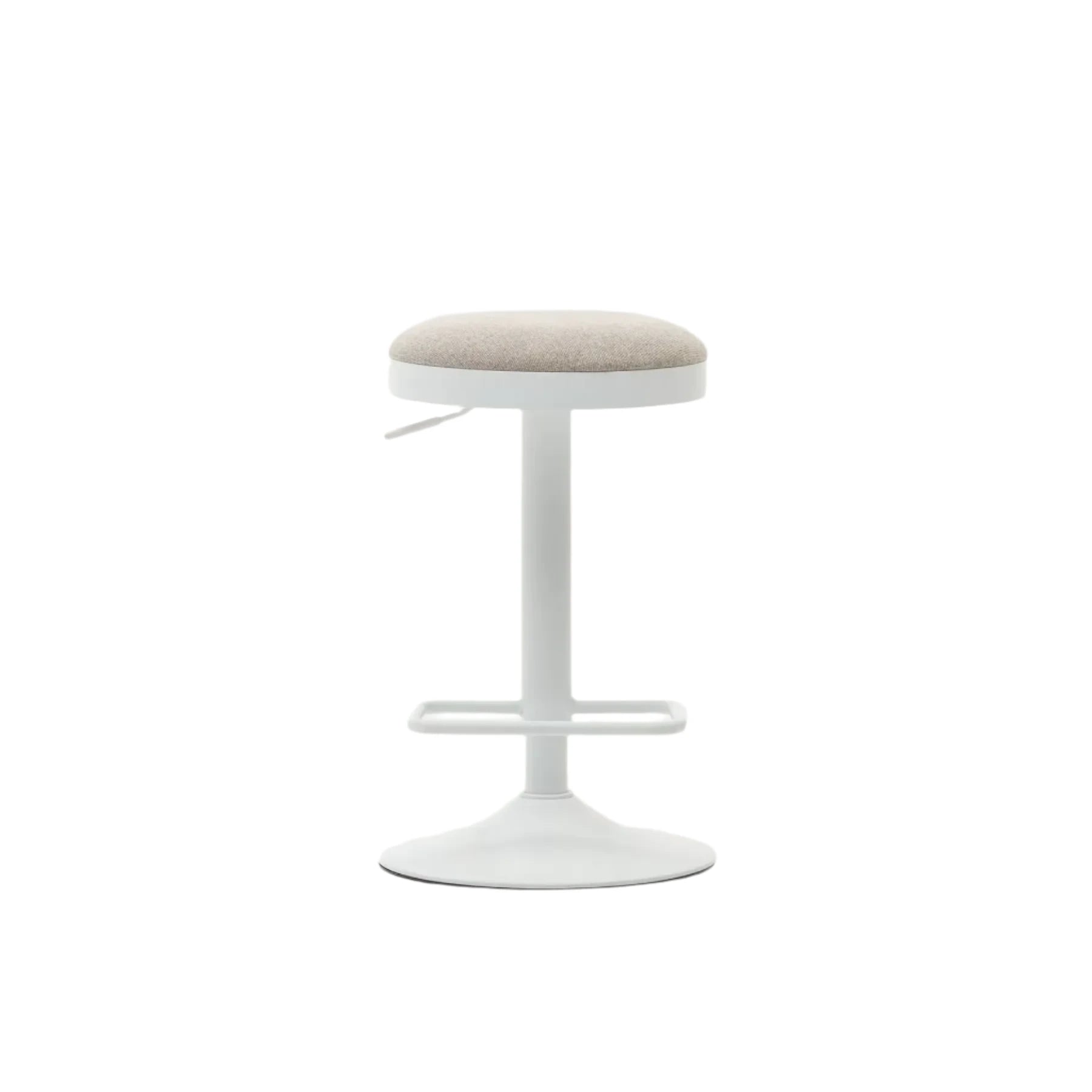 Zaib Bar Stool - Beige / White