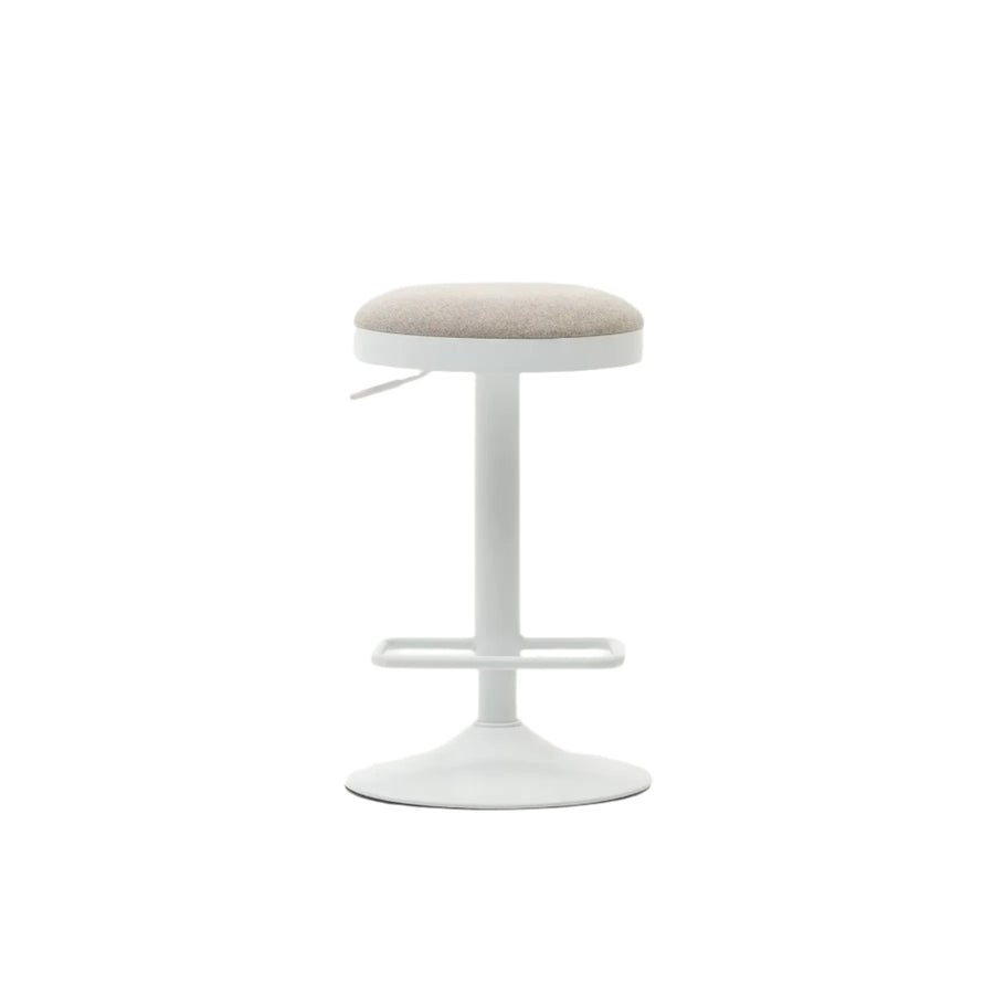 Zaib Bar Stool - Beige / White