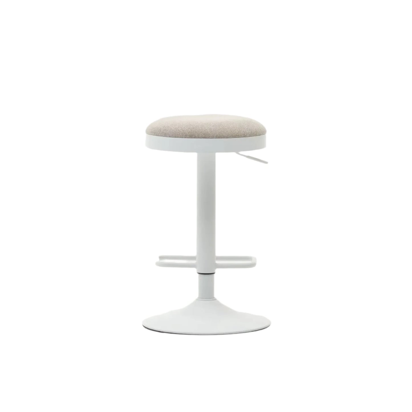 Zaib Bar Stool - Beige / White