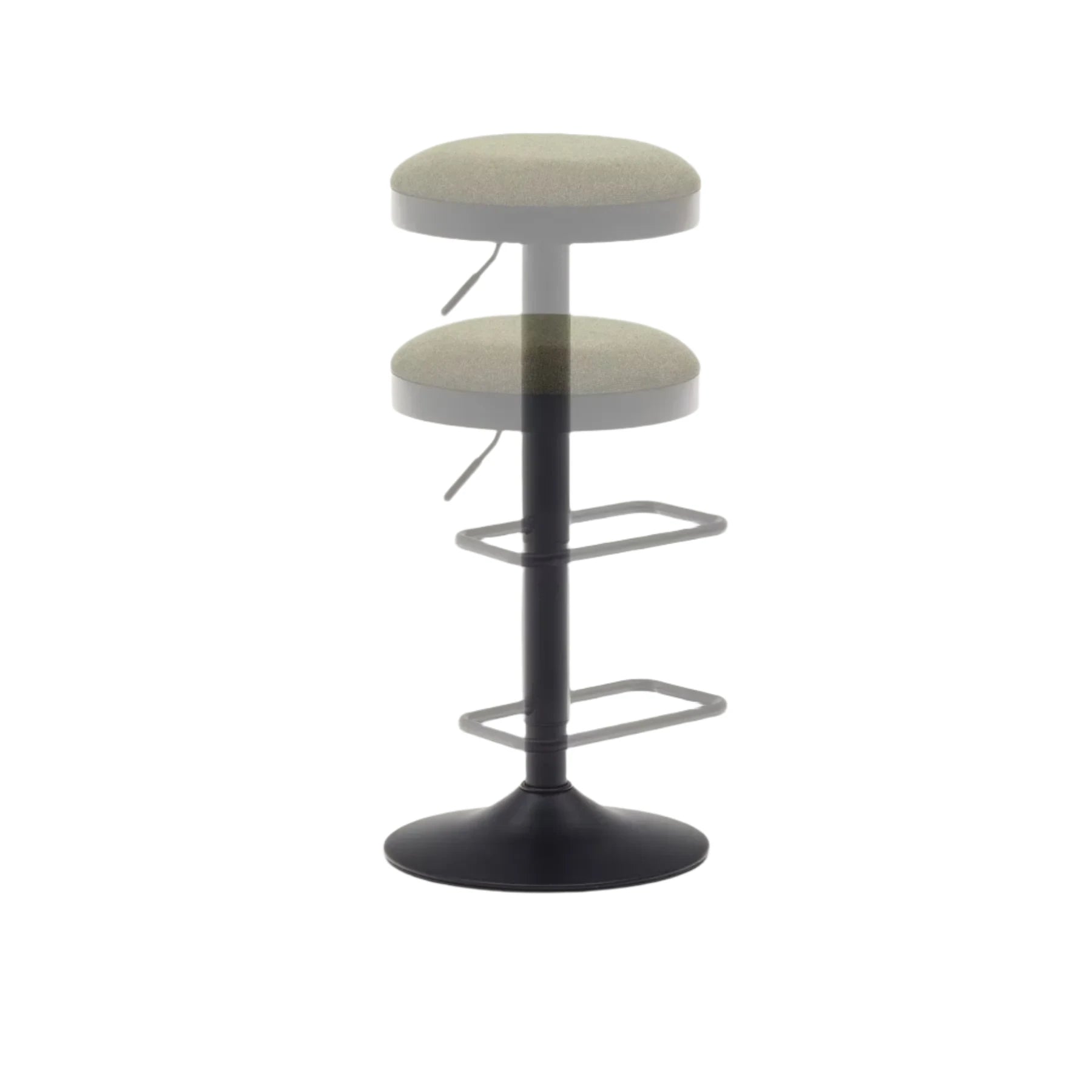 Zaib Bar Stool - Green / Black