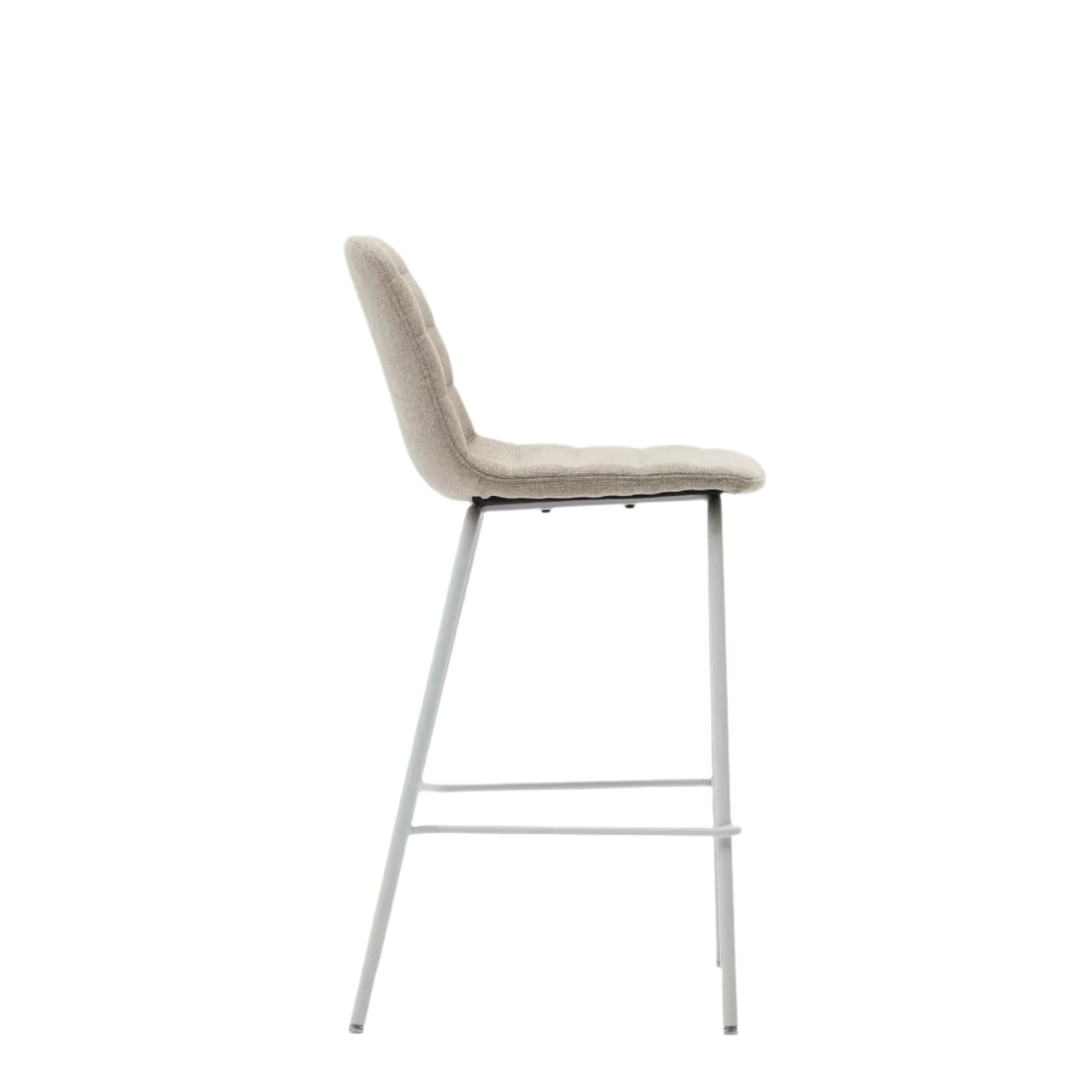 Zunilda Bar Stool - Beige / White