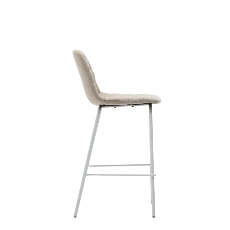 Zunilda Bar Stool - Beige / White