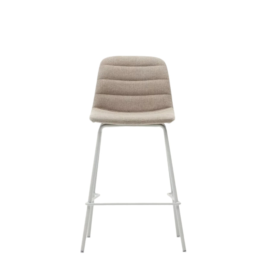 Zunilda Bar Stool - Beige / White