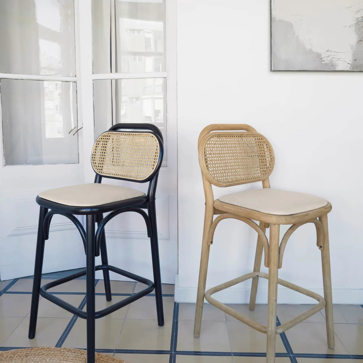 Doriane Bar Stool - Oak
