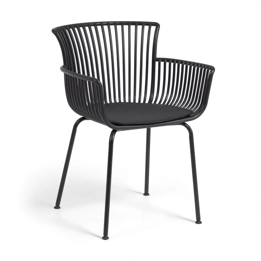 Surpika Outdoor Dining Chair - Black