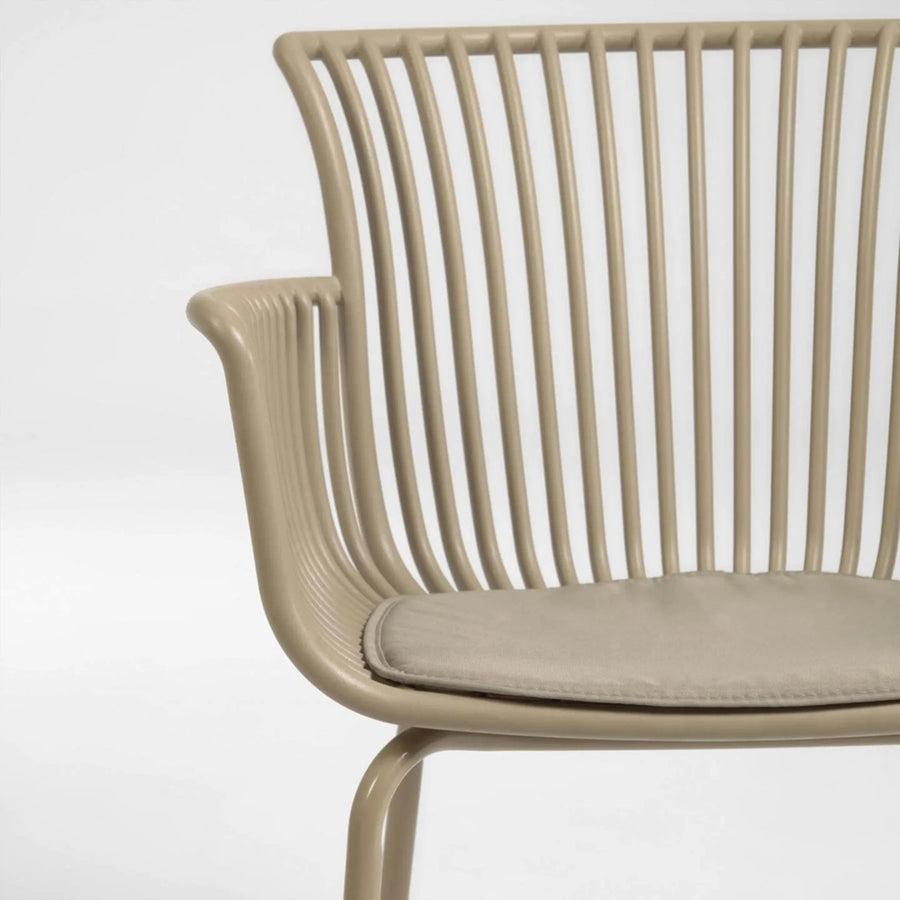 Surpika Outdoor Dining Chair - Beige