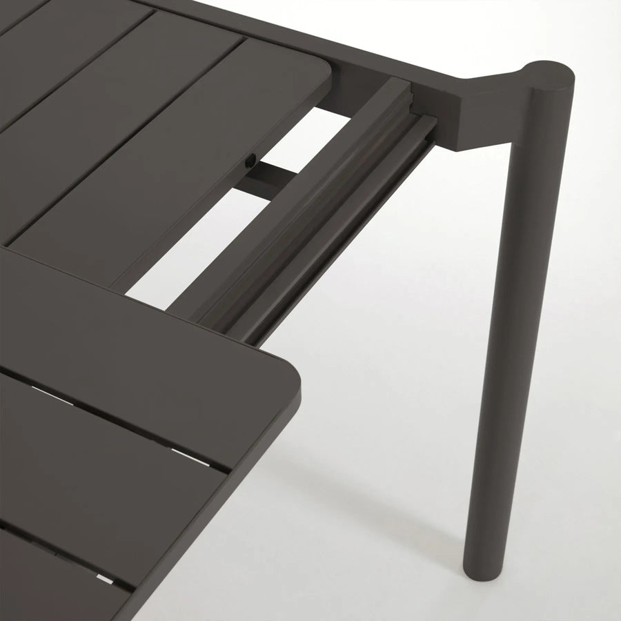 Zaltana Outdoor Extendable Outdoor Dining Table 180cm - Black