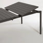 Zaltana Outdoor Extendable Outdoor Dining Table 180cm - Black