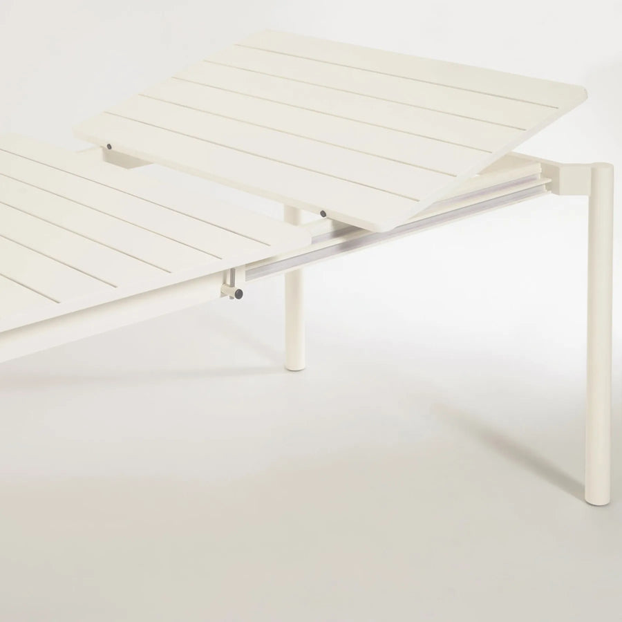Zaltana Outdoor Extendable Outdoor Dining Table 180cm - White