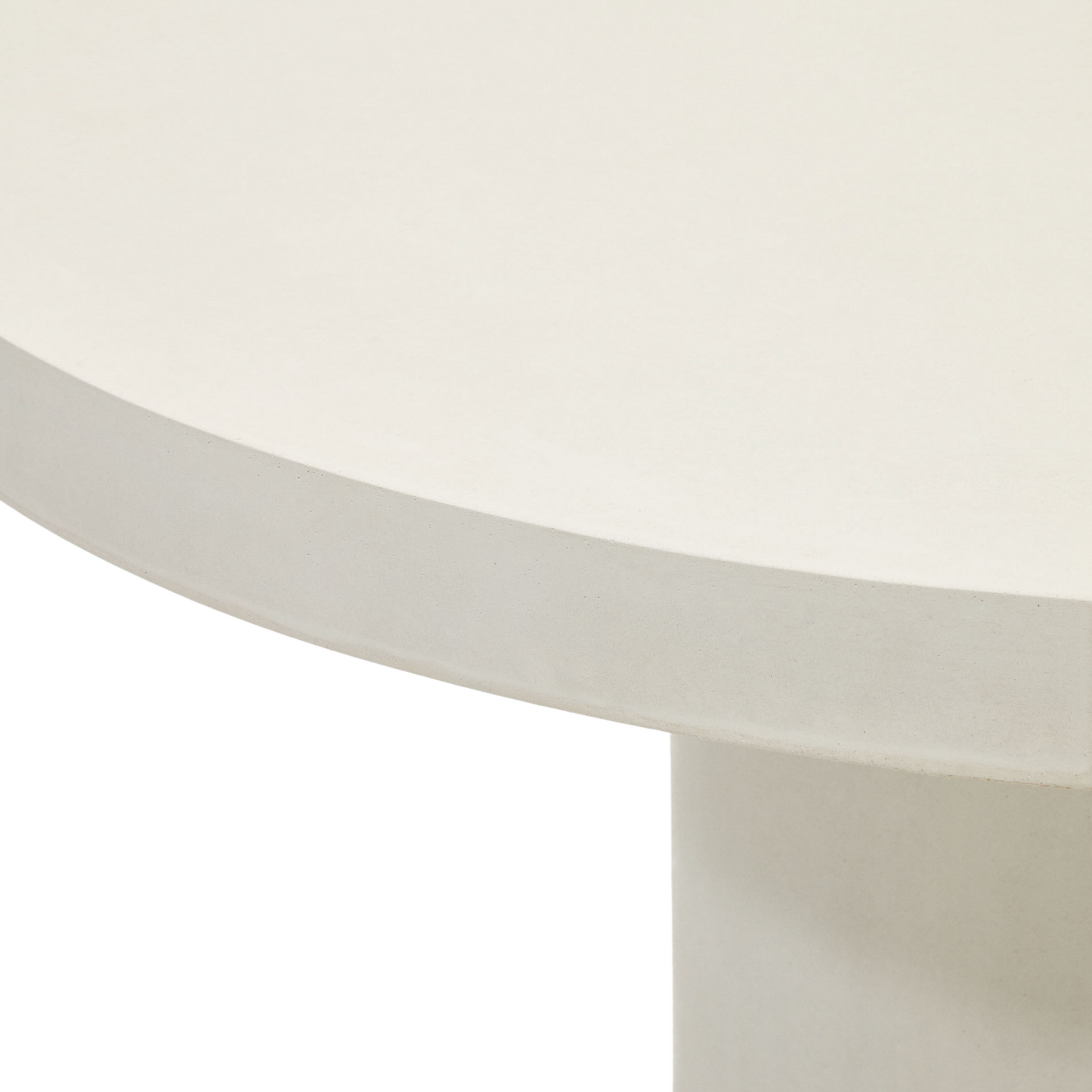 Aiguablava Outdoor Round Dining Table 120cm - White