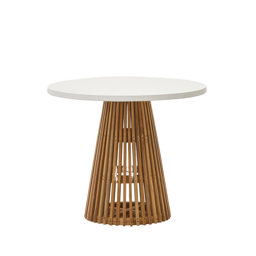 Buy Alcaufar Outdoor Dining Table 90cm White by Kave Home online RJ
