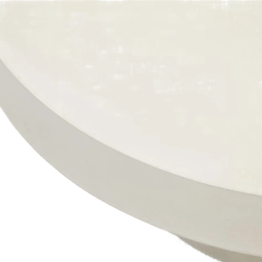 Aiguablava Round Coffee Table - White