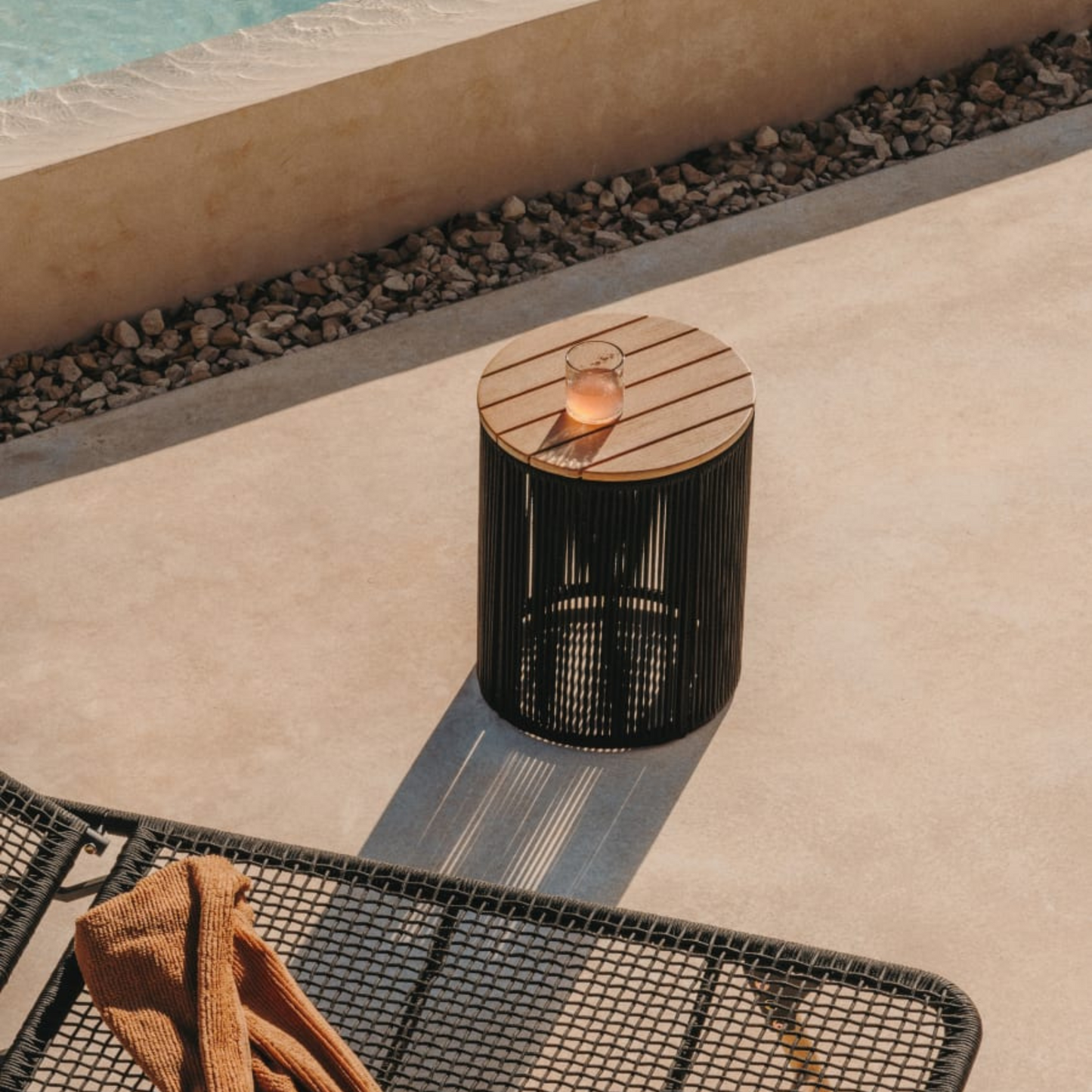 Buy Dandara Outdoor Side Table Black by Kave Home online RJ Living