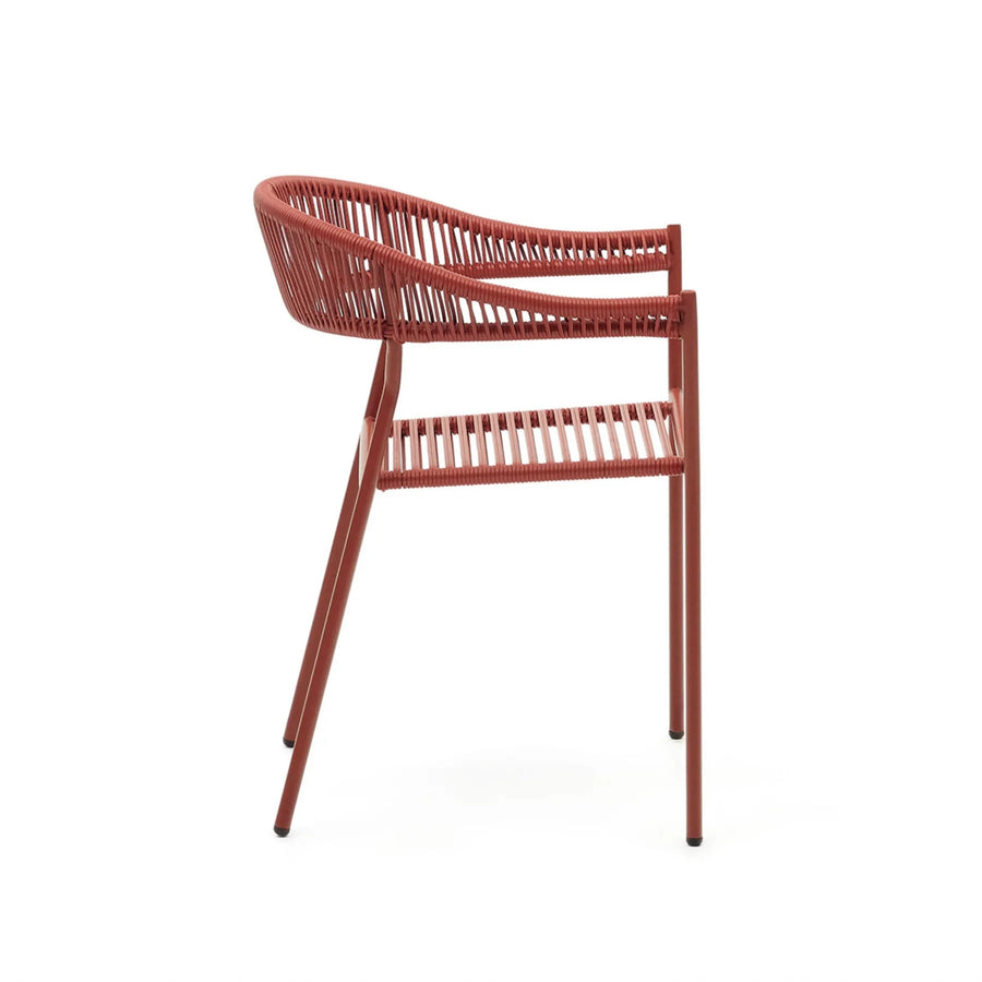Futadera Outdoor Dining Chair - Terracotta