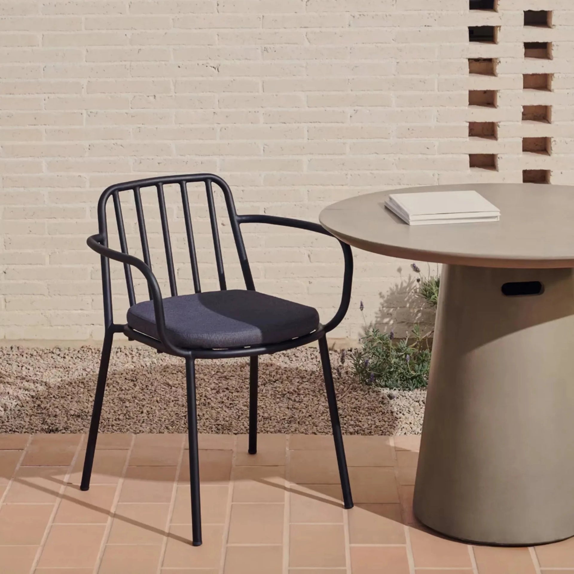 Bramant Outdoor Dining Chair - Black