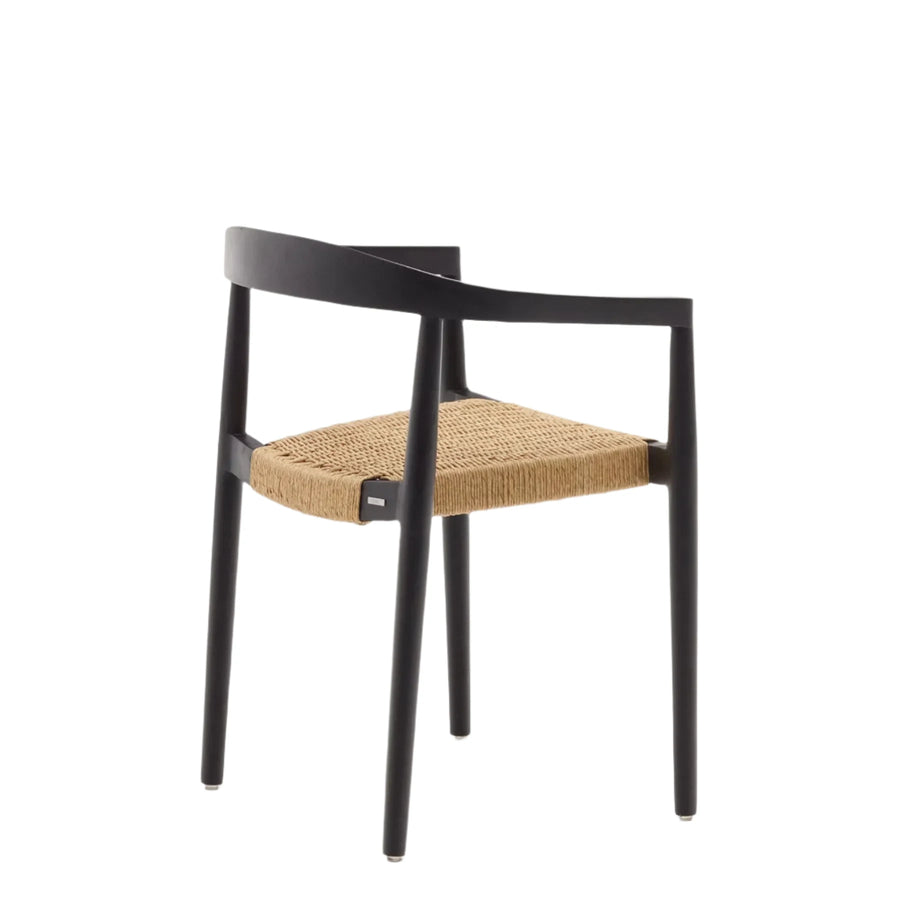 Ydalia Dining Chair - Black / Natural