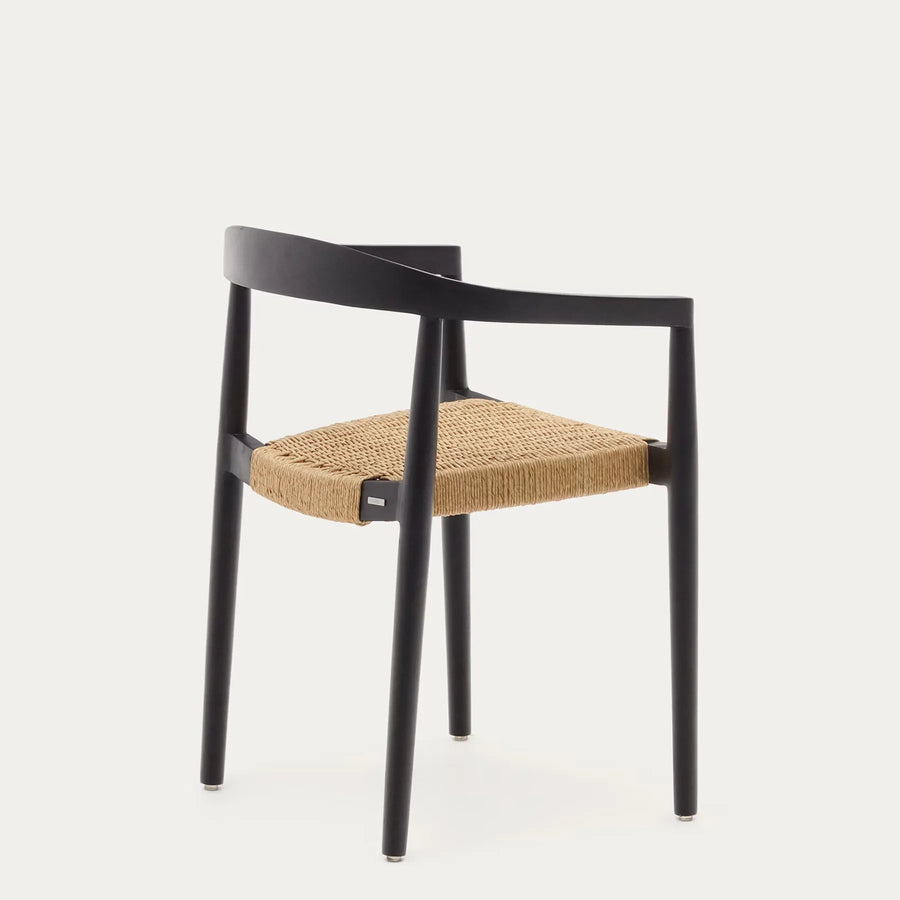 Ydalia Dining Chair - Black / Natural