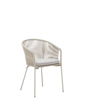 Yanet Outdoor Dining Chair - Ecru